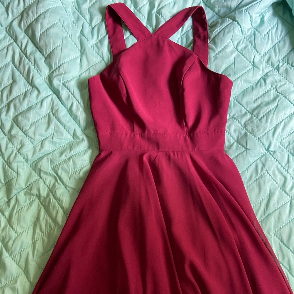 Maroon dress